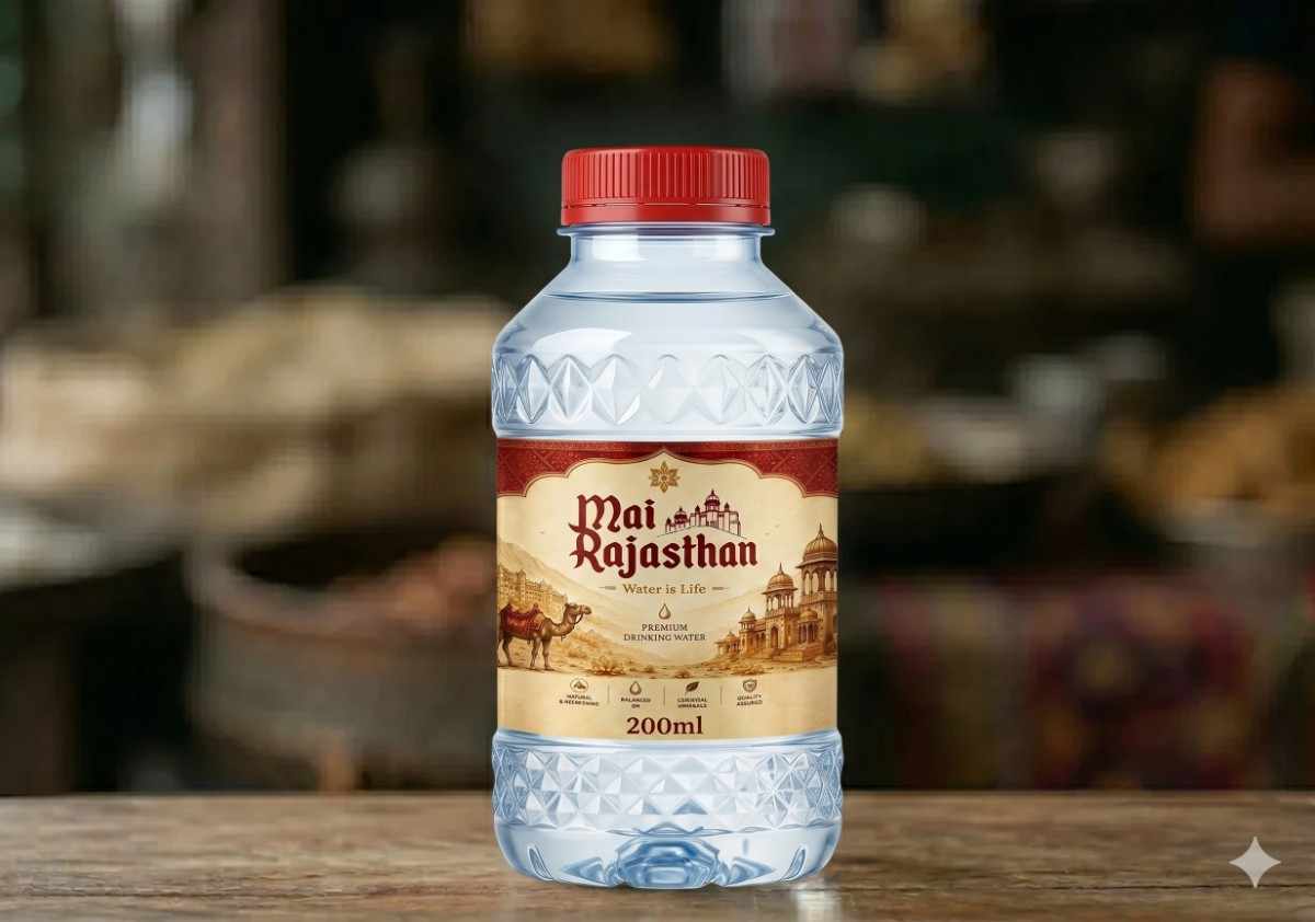 200ml pure RO water bottle for kids and travel in Jaipur