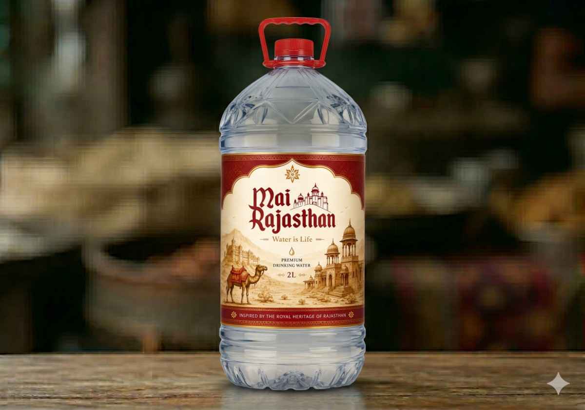 2 litre RO water bottle for family use in Jaipur homes