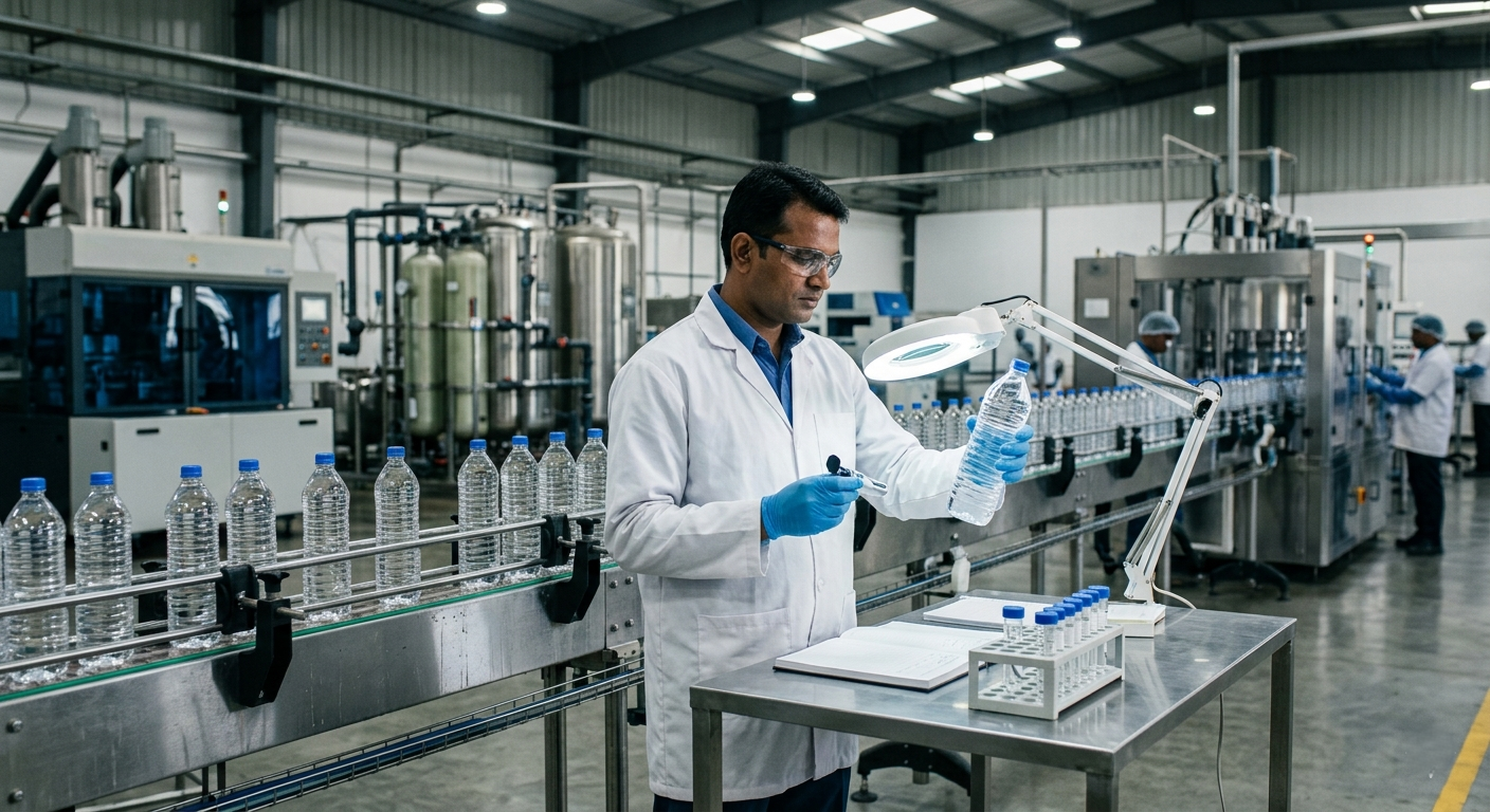 Safe and hygienic water bottle packing in Jaipur
